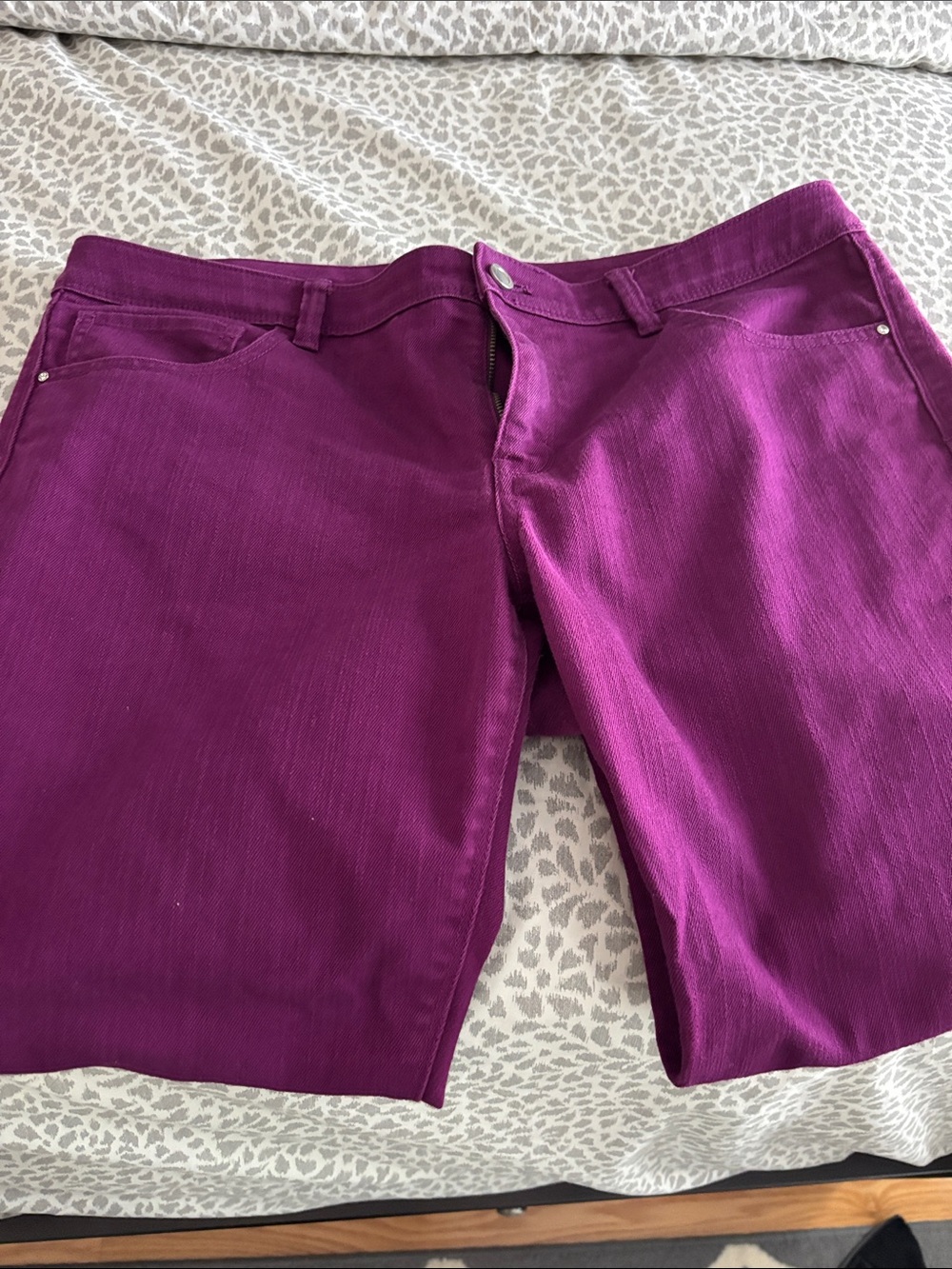 White House Black Market Magenta Boot Cut Jeans